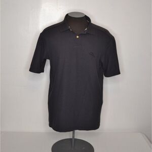 Tommy Bahama Men's Medium Blue Short Sleeve Polo Golf Shirt